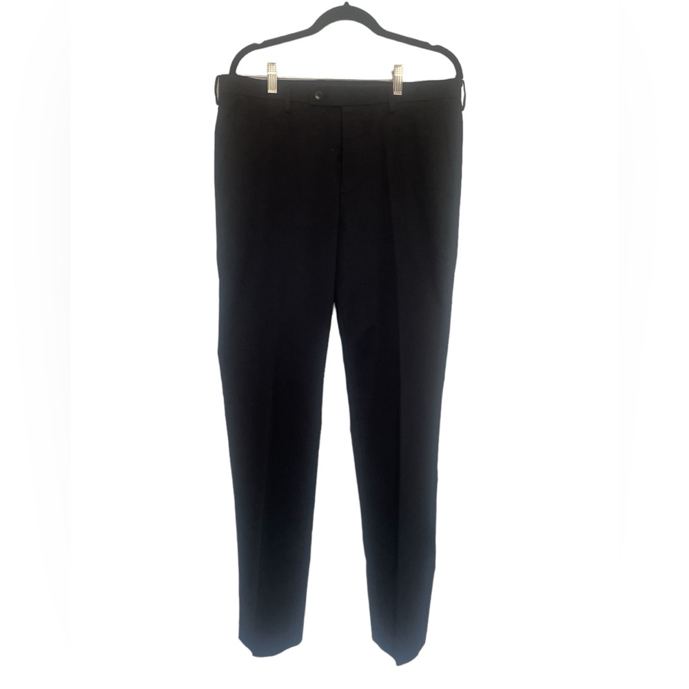 Uniqlo AirSense Pants (Cotton-Like) 34x34 in Black, Pleated Chino design